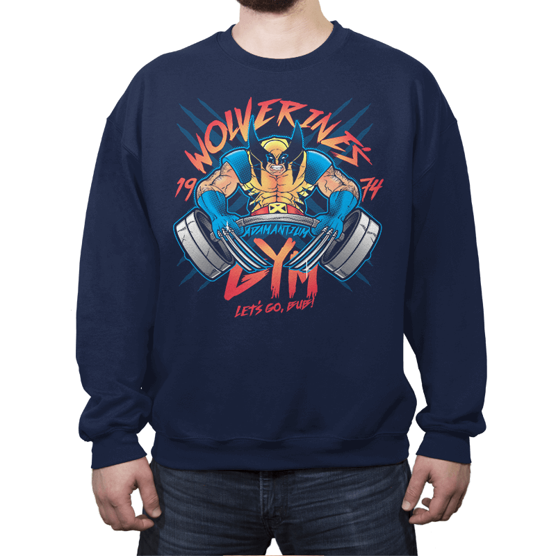 Logan's Gym - Crew Neck Sweatshirt Crew Neck Sweatshirt RIPT Apparel