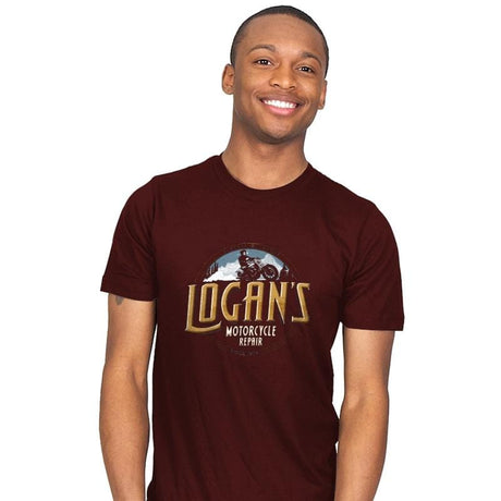Logan's Motorcycle Repair - Mens T-Shirts RIPT Apparel