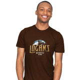 Logan's Motorcycle Repair - Mens T-Shirts RIPT Apparel Small / Brown