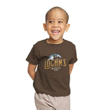 Logan's Motorcycle Repair - Youth T-Shirts RIPT Apparel X-small / Dark chocolate