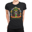 Loki Charms Christmas Edition - Womens Premium T-Shirts RIPT Apparel Small / Black