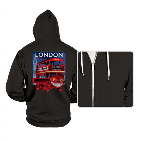 London Nekobasu - Hoodies Hoodies RIPT Apparel Small / Black