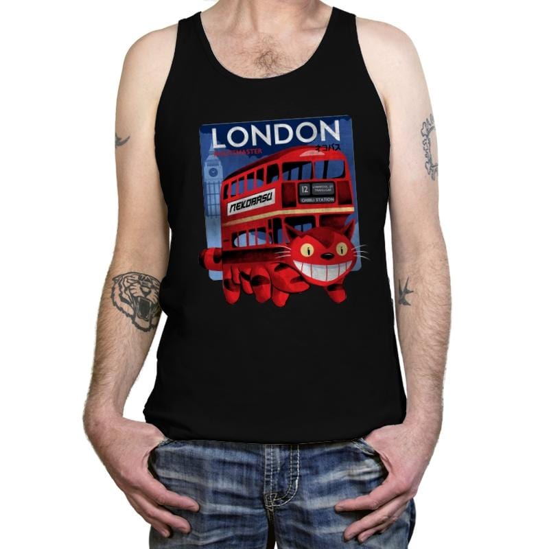 London Nekobasu - Tanktop Tanktop RIPT Apparel X-Small / Black