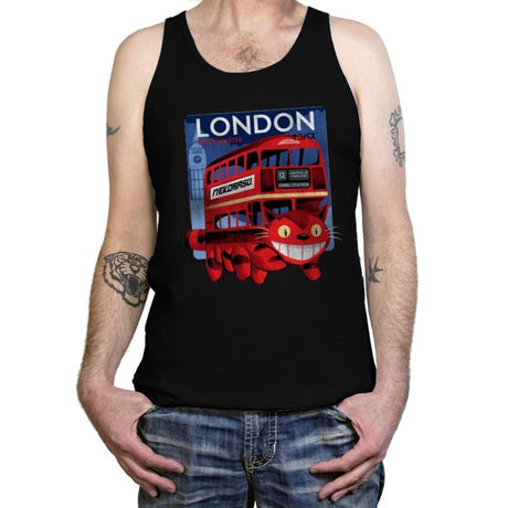 London Nekobasu - Tanktop Tanktop RIPT Apparel X-Small / Black