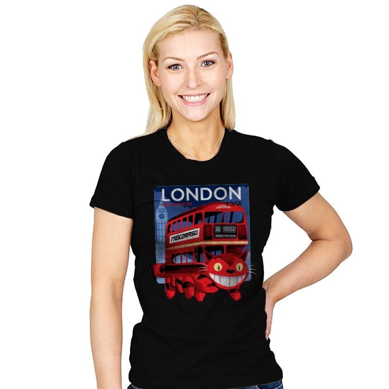London Nekobasu - Womens T-Shirts RIPT Apparel