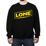 Lone - A Spaceball Story - Crew Neck Sweatshirt Crew Neck Sweatshirt RIPT Apparel