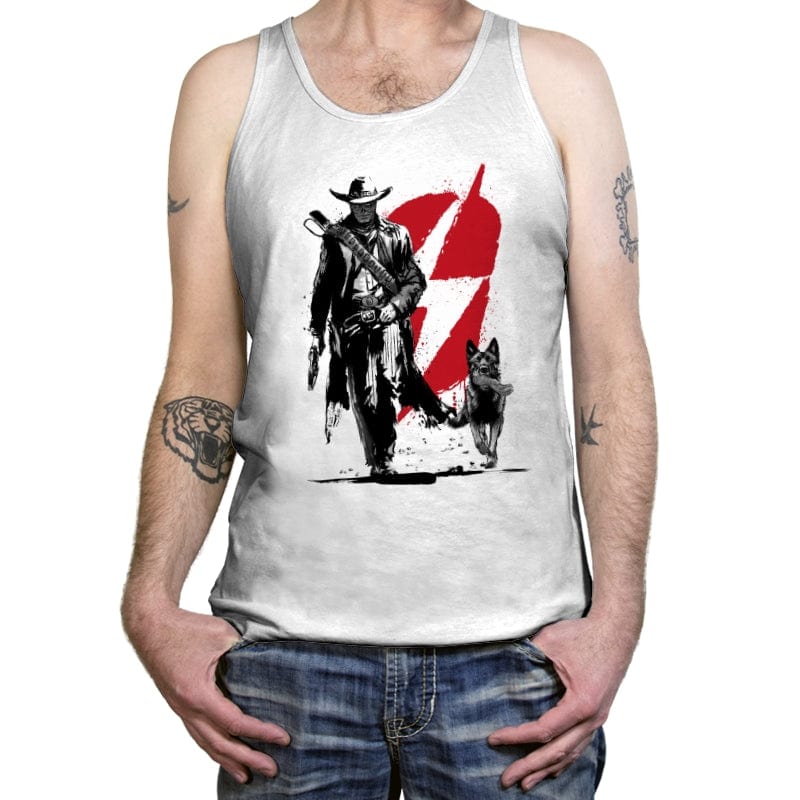 Lone Ghoul and Cub - Tanktop Tanktop RIPT Apparel X-Small / White