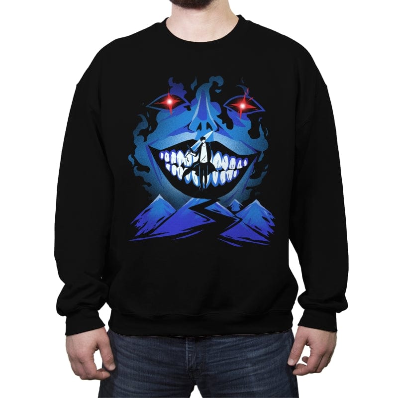 Lone Hunter - Crew Neck Sweatshirt Crew Neck Sweatshirt RIPT Apparel Small / Black