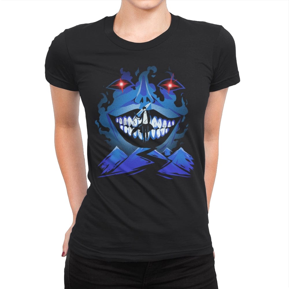 Lone Hunter - Womens Premium T-Shirts RIPT Apparel Small / Black