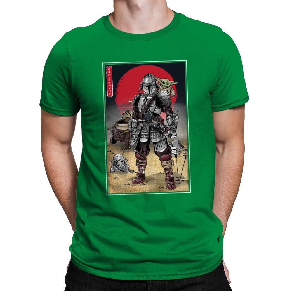 Lone Ronin and Cub - Best Seller - Mens Premium T-Shirts RIPT Apparel Small / Kelly