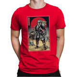Lone Ronin and Cub - Best Seller - Mens Premium T-Shirts RIPT Apparel Small / Red