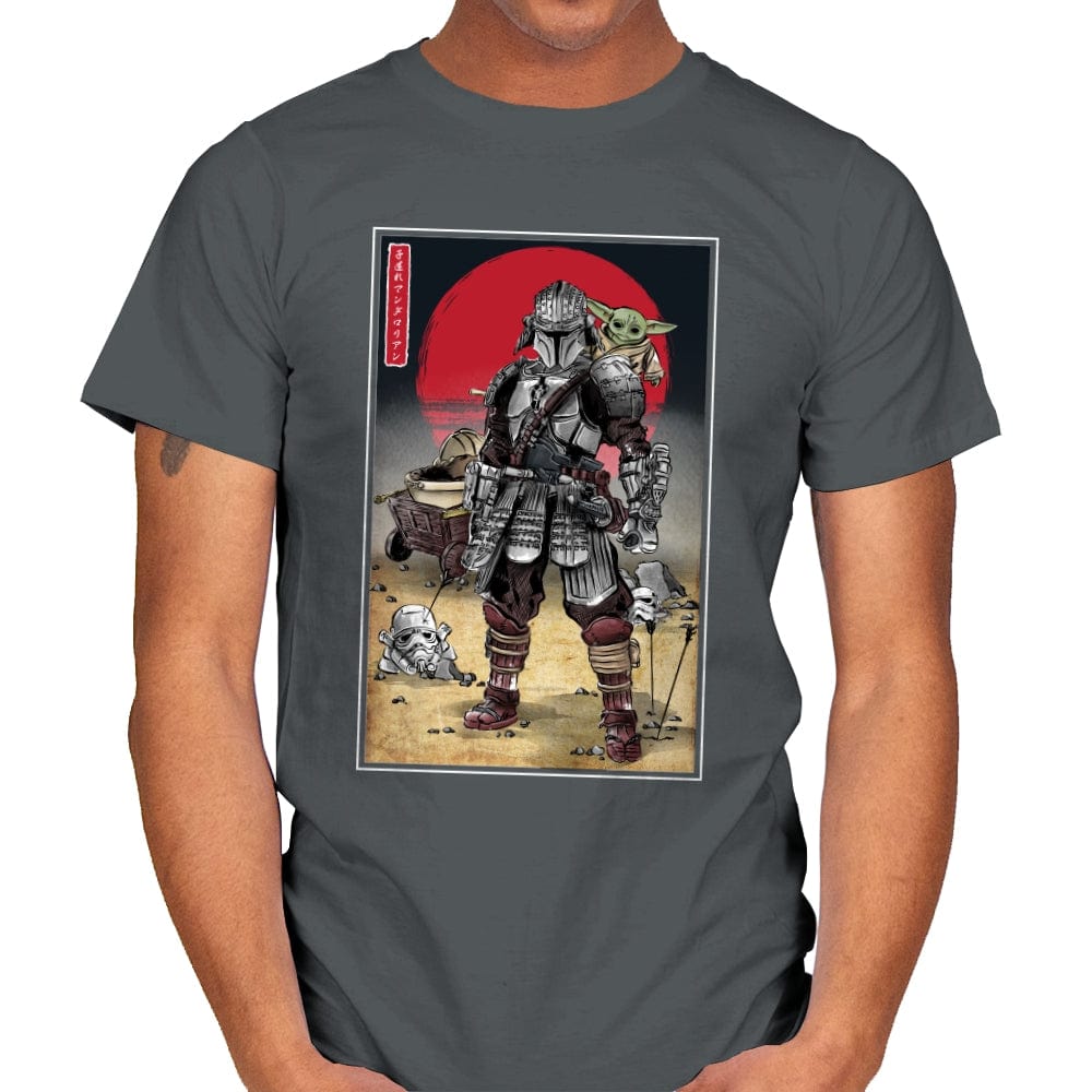 Lone Ronin and Cub - Best Seller - Mens T-Shirts RIPT Apparel Small / Charcoal