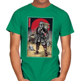 Lone Ronin and Cub - Best Seller - Mens T-Shirts RIPT Apparel Small / Kelly