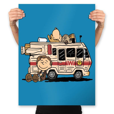 Lone Star and Barf - Prints Posters RIPT Apparel 18x24 / Sapphire