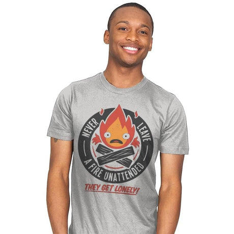 Lonely Fire Demon - Mens T-Shirts RIPT Apparel