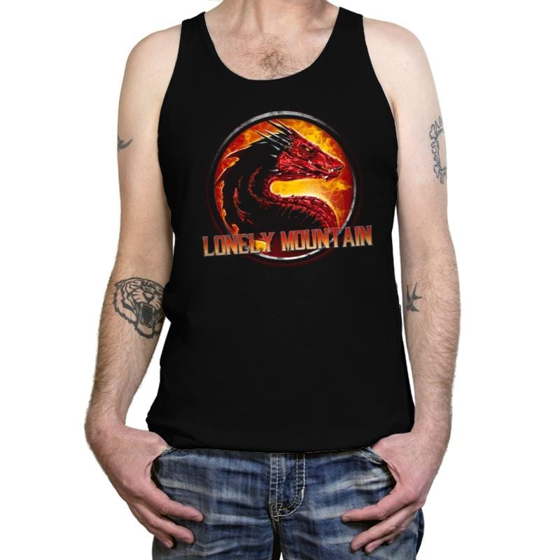 Lonely Mountain - Tanktop Tanktop RIPT Apparel X-Small / Black