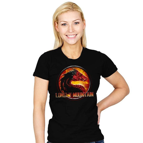 Lonely Mountain - Womens T-Shirts RIPT Apparel