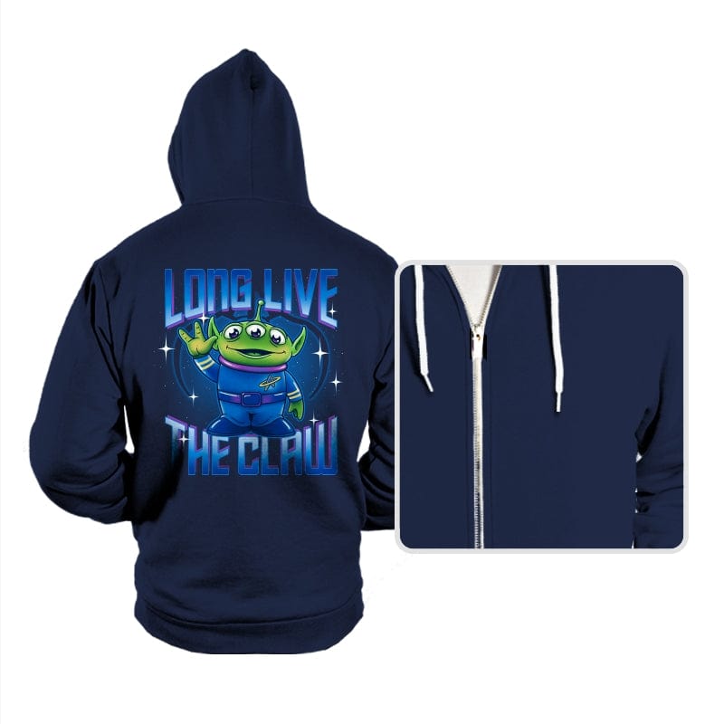 Long Live The Claw - Hoodies Hoodies RIPT Apparel Small / Navy