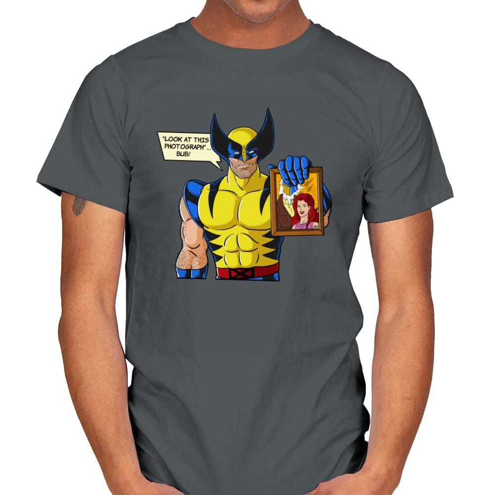 Look at this Photograph. - Mens T-Shirts RIPT Apparel Small / Charcoal