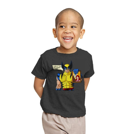 Look at this Photograph. - Youth T-Shirts RIPT Apparel X-small / Charcoal