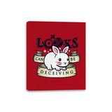 Looks Can Be Deceiving - Canvas Wraps Canvas Wraps RIPT Apparel 8x10 / Red