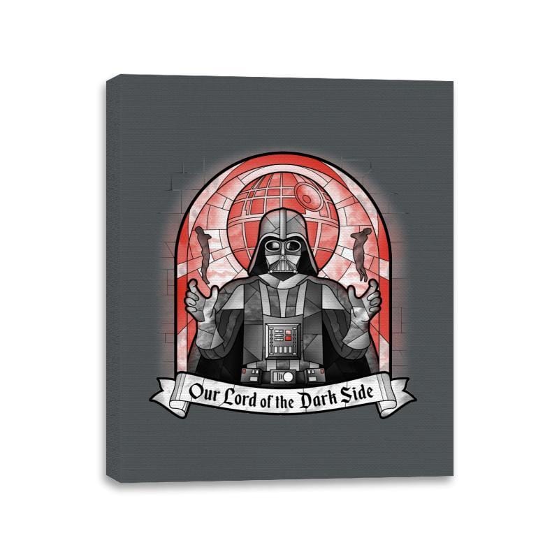 Lord of the Dark Side - Canvas Wraps Canvas Wraps RIPT Apparel 11x14 / Charcoal