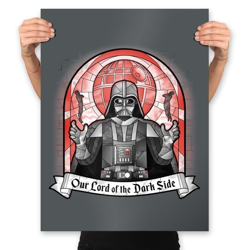 Lord of the Dark Side - Prints Posters RIPT Apparel 18x24 / Charcoal