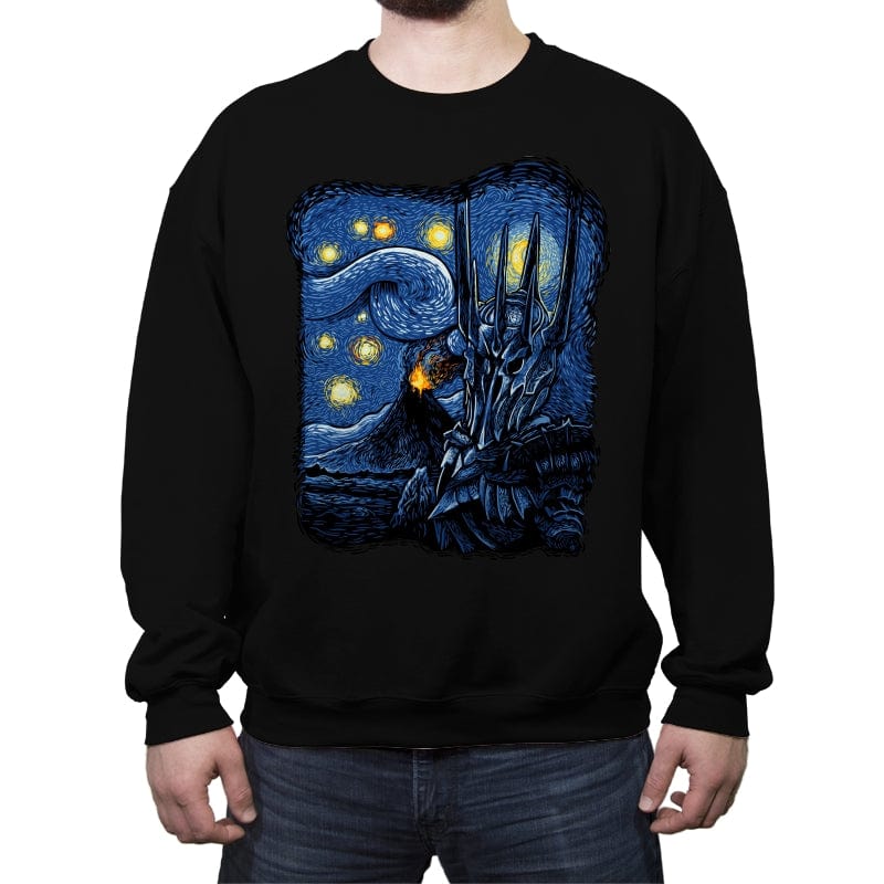 Lord Van Gogh - Crew Neck Sweatshirt Crew Neck Sweatshirt RIPT Apparel Small / Black