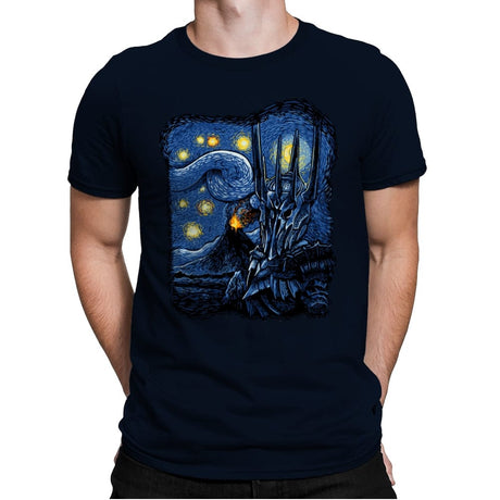 Lord Van Gogh - Mens Premium T-Shirts RIPT Apparel Small / Midnight Navy