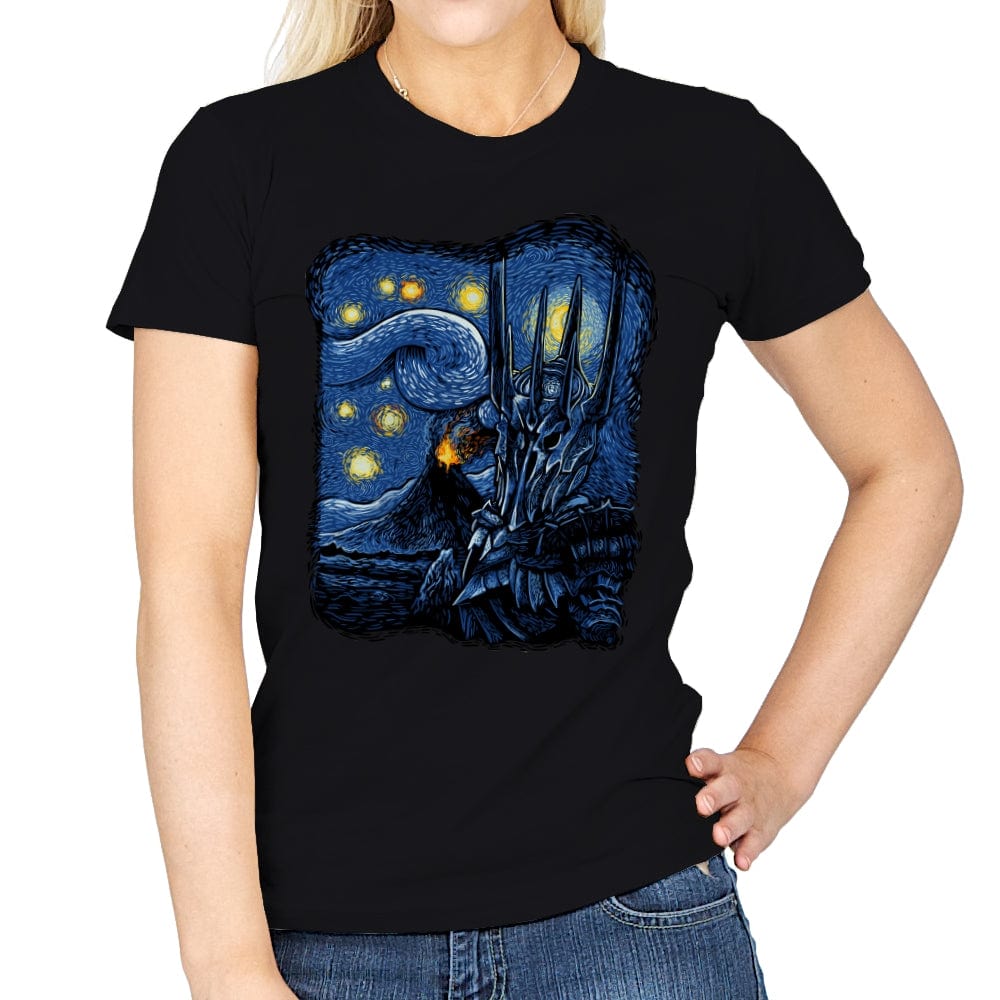 Lord Van Gogh - Womens T-Shirts RIPT Apparel Small / Black