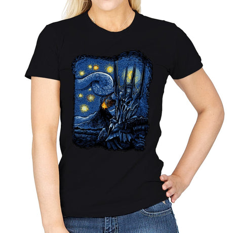 Lord Van Gogh - Womens T-Shirts RIPT Apparel Small / Black