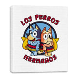 Los Perros Hermanos! - Canvas Wraps Canvas Wraps RIPT Apparel 16x20 / White