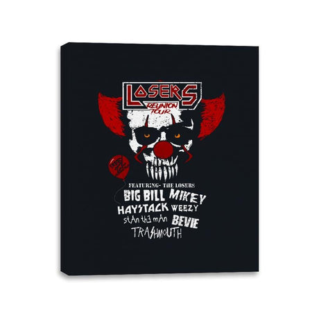 Losers Reunion Tour - Canvas Wraps Canvas Wraps RIPT Apparel 11x14 / Black