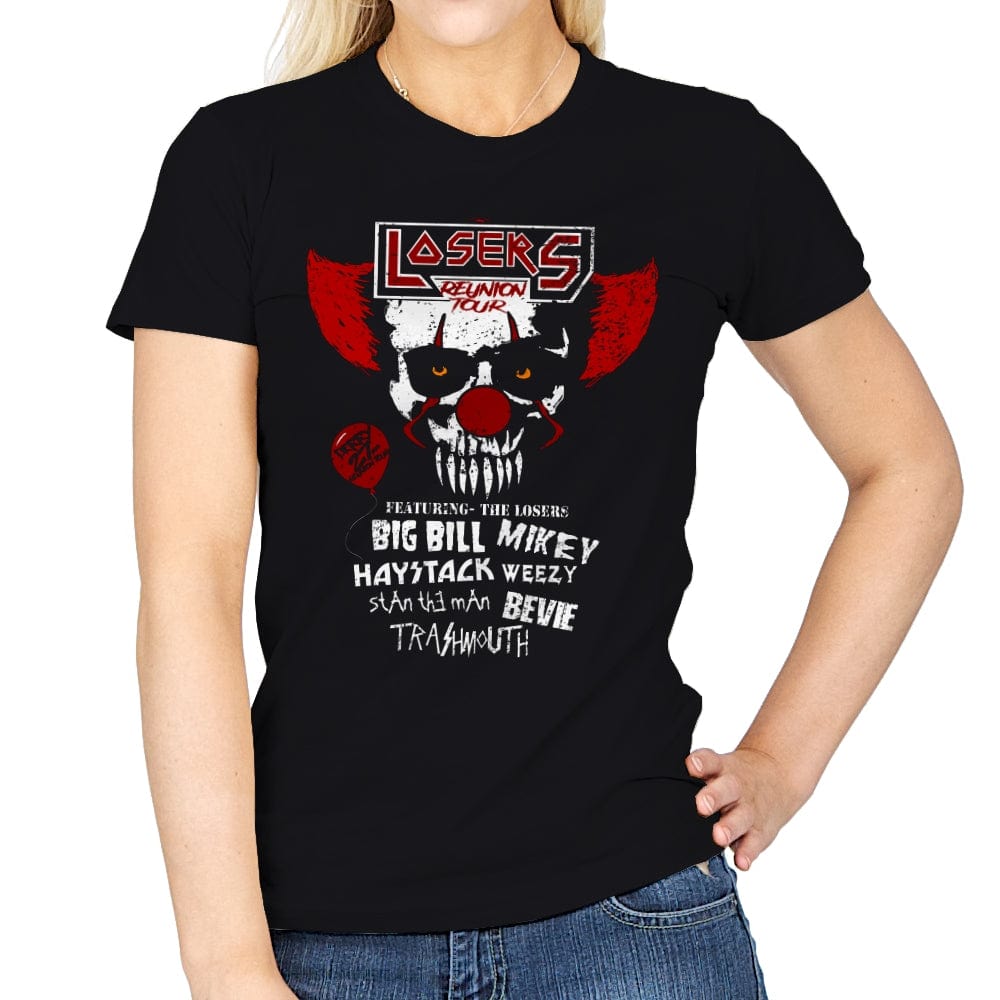 Losers Reunion Tour - Womens T-Shirts RIPT Apparel Small / Black