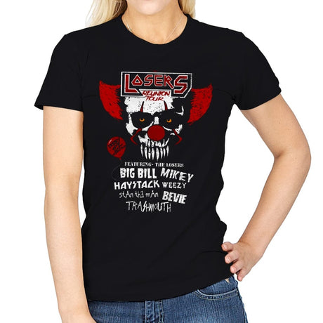 Losers Reunion Tour - Womens T-Shirts RIPT Apparel Small / Black