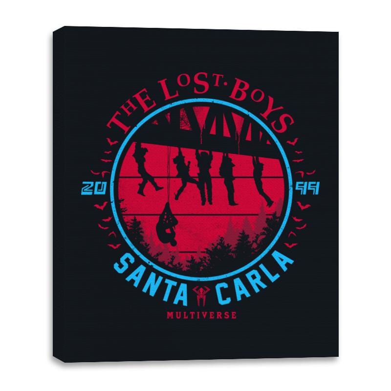 Lost Boys 2099 - Canvas Wraps Canvas Wraps RIPT Apparel 16x20 / Black