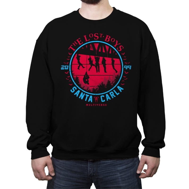 Lost Boys 2099 - Crew Neck Sweatshirt Crew Neck Sweatshirt RIPT Apparel Small / Black
