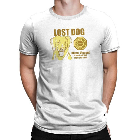 Lost Dog Exclusive - Mens Premium T-Shirts RIPT Apparel Small / White
