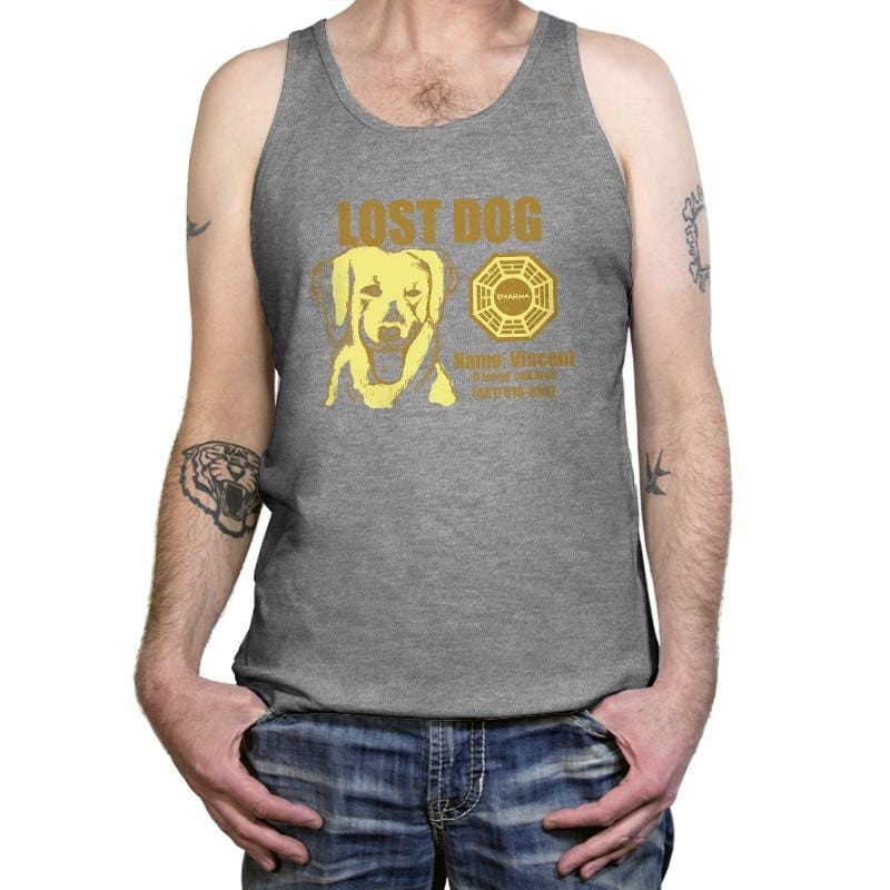 Lost Dog Exclusive - Tanktop Tanktop RIPT Apparel X-Small / Athletic Heather