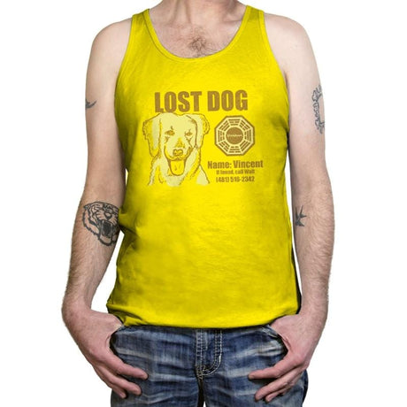 Lost Dog Exclusive - Tanktop Tanktop RIPT Apparel X-Small / Neon Yellow
