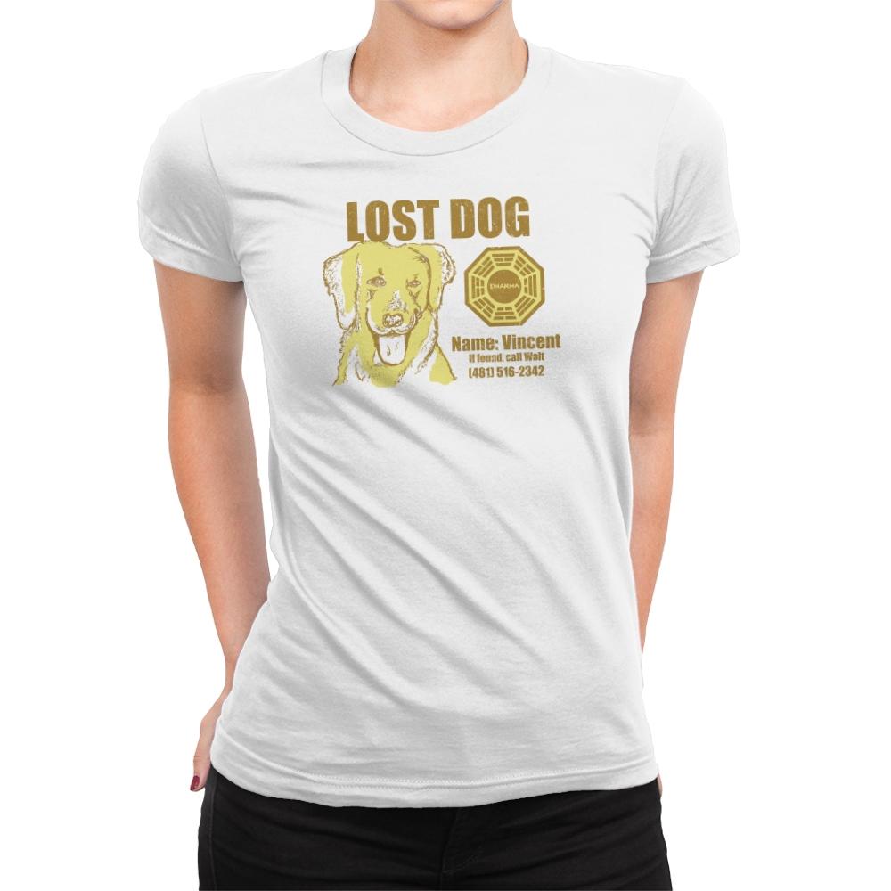 Lost Dog Exclusive - Womens Premium T-Shirts RIPT Apparel Small / White