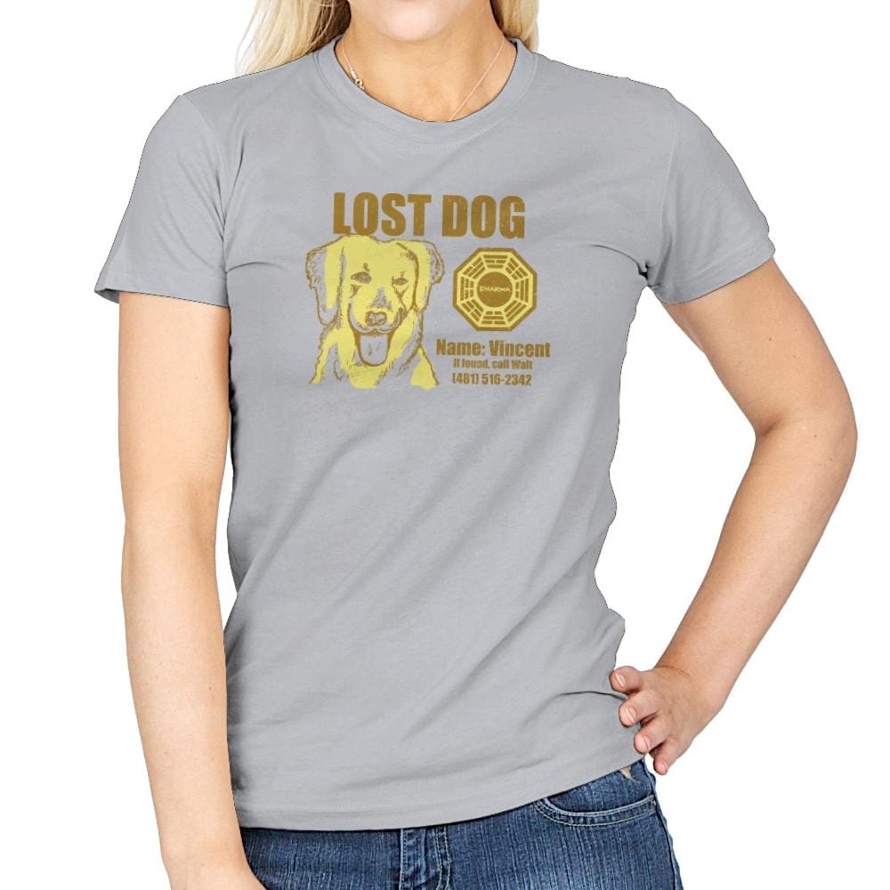 Lost Dog Exclusive - Womens T-Shirts RIPT Apparel Small / Sport Grey
