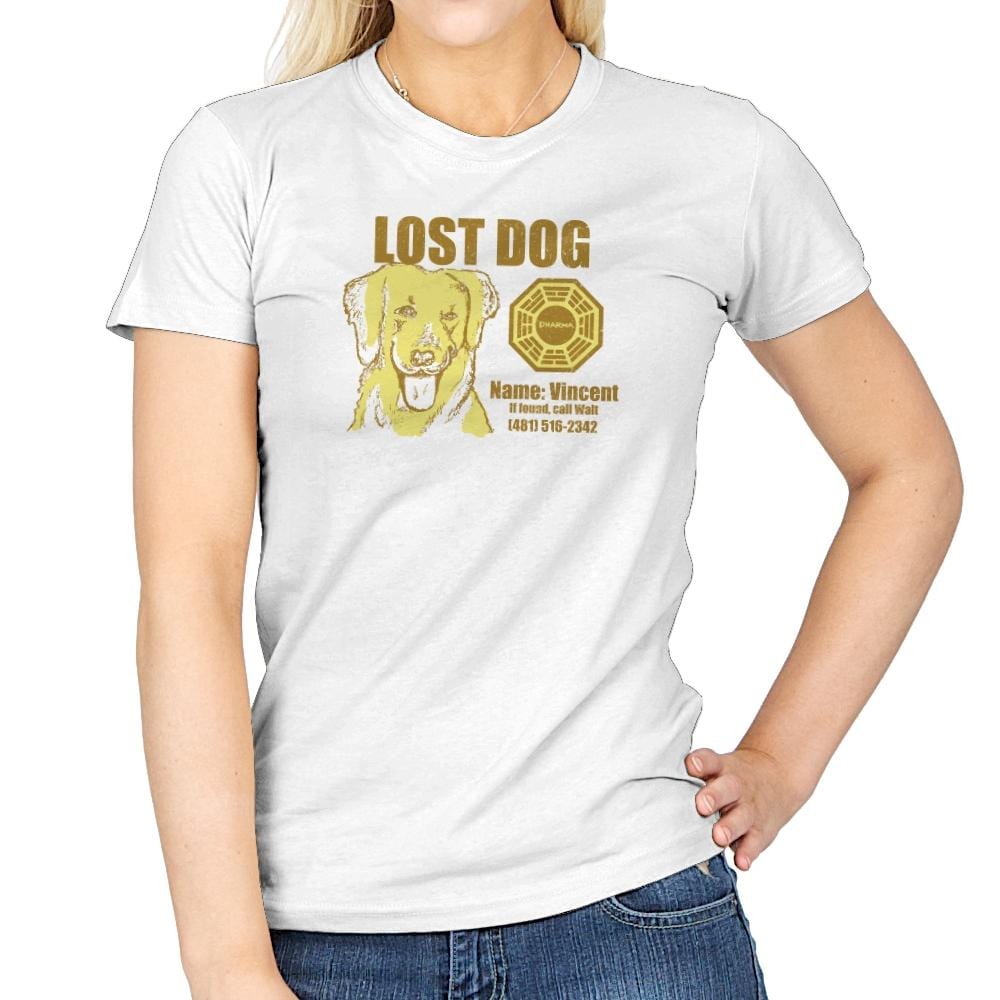 Lost Dog Exclusive - Womens T-Shirts RIPT Apparel Small / White