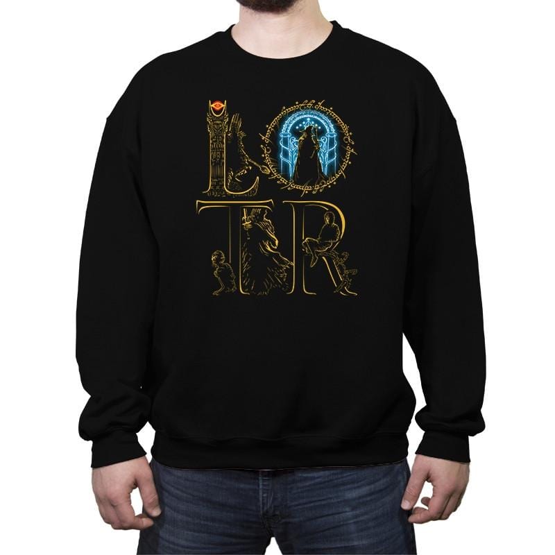 LOTR - Crew Neck Sweatshirt Crew Neck Sweatshirt RIPT Apparel