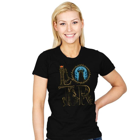 LOTR - Womens T-Shirts RIPT Apparel