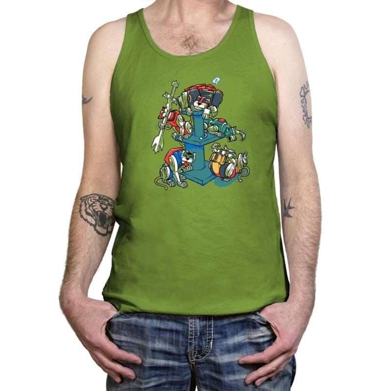 Lounging Lions Exclusive - Tanktop Tanktop RIPT Apparel X-Small / Leaf