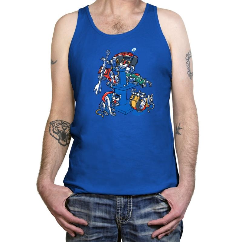 Lounging Lions Exclusive - Tanktop Tanktop RIPT Apparel X-Small / True Royal