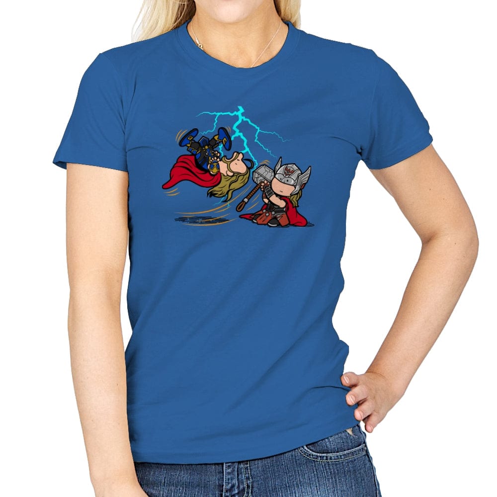 Love and Peanuts - Womens T-Shirts RIPT Apparel Small / Royal