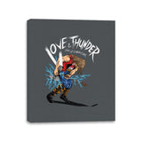 Love and Thunder - Canvas Wraps Canvas Wraps RIPT Apparel 11x14 / Charcoal