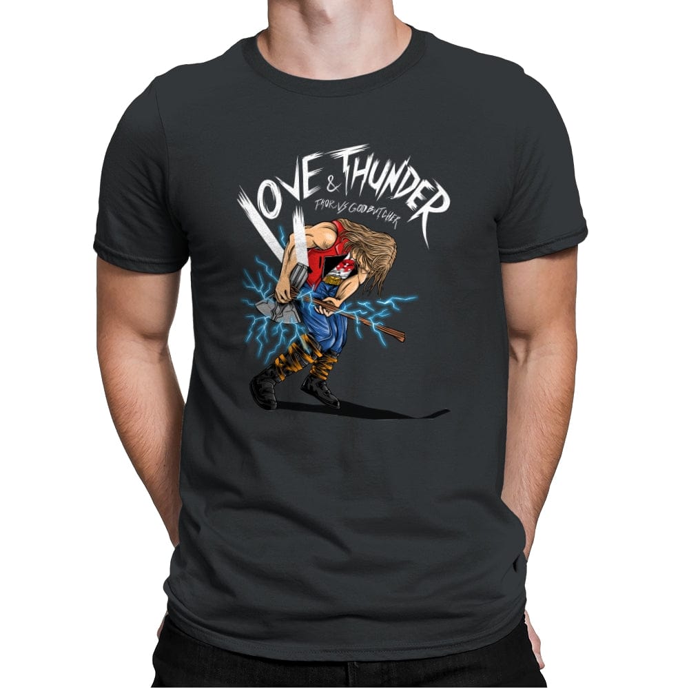 Love and Thunder - Mens Premium T-Shirts RIPT Apparel Small / Heavy Metal
